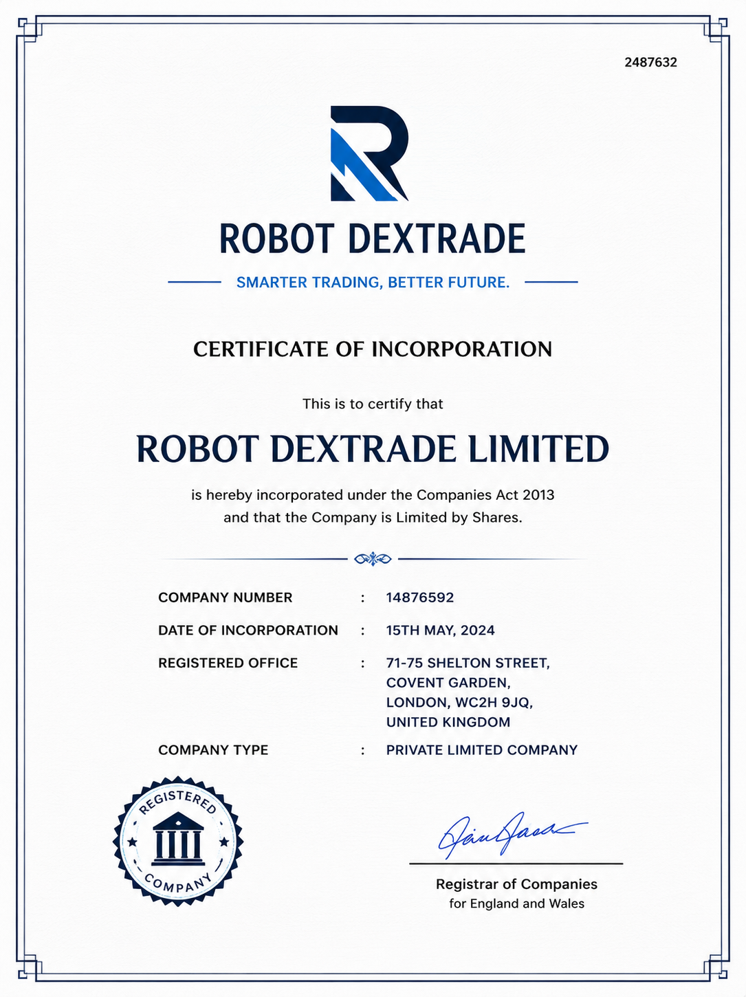 Certificate of Incorporation